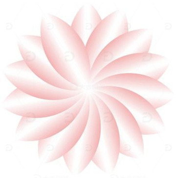 渐变科技感花朵