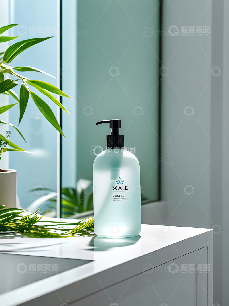 高清大图下载【趣麦麦图】浴室场景洗发水沐浴露产品摄影10