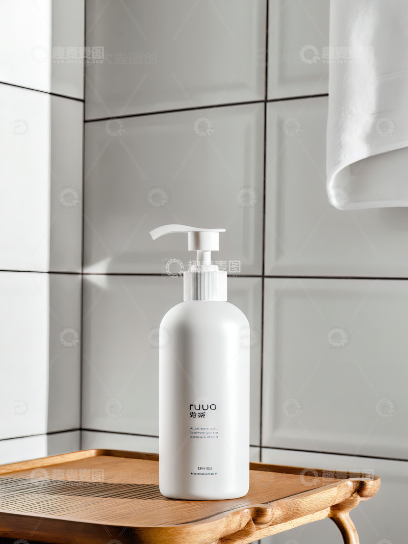 高清大图下载【趣麦麦图】浴室场景洗发水沐浴露产品摄影50
