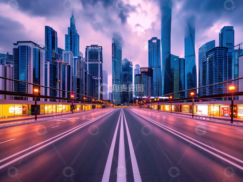 高清大图下载【趣麦麦图】赛博朋克大都市6