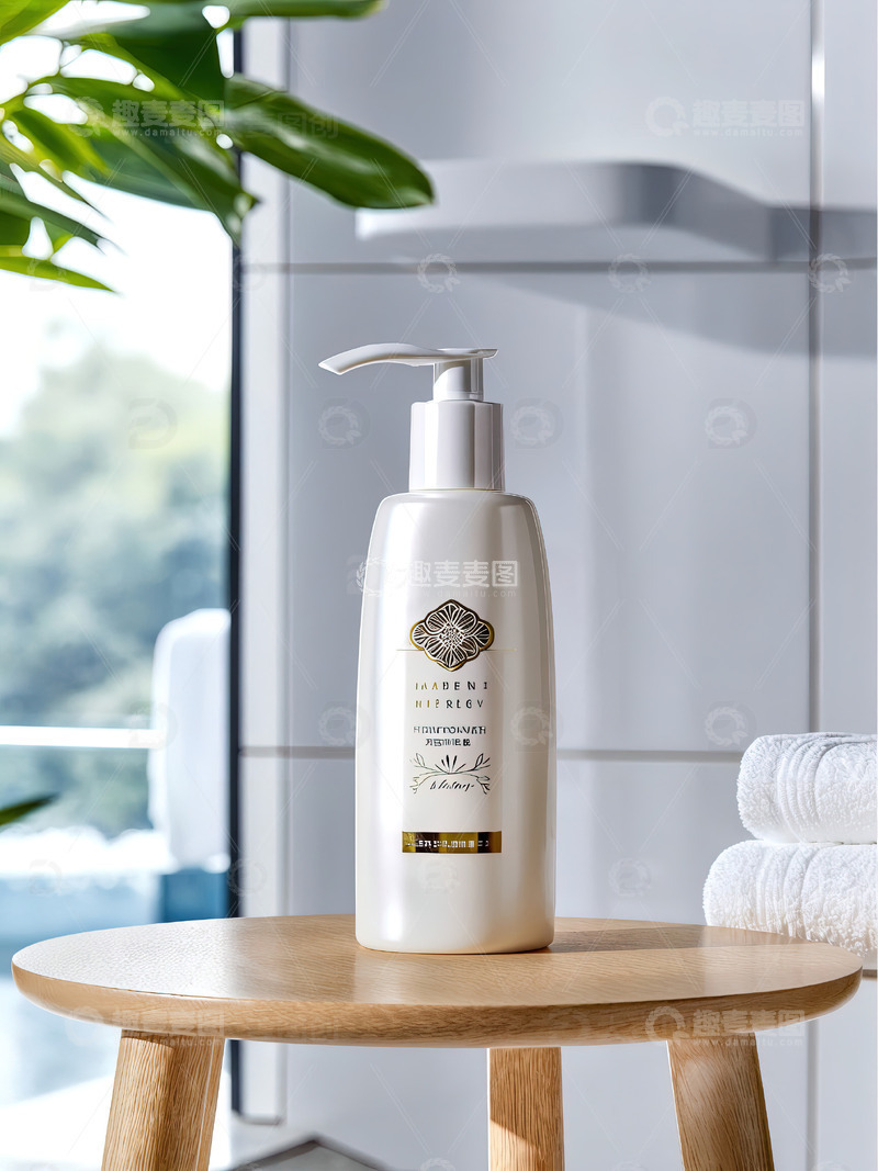 高清大图下载【趣麦麦图】浴室场景洗发水沐浴露产品摄影60