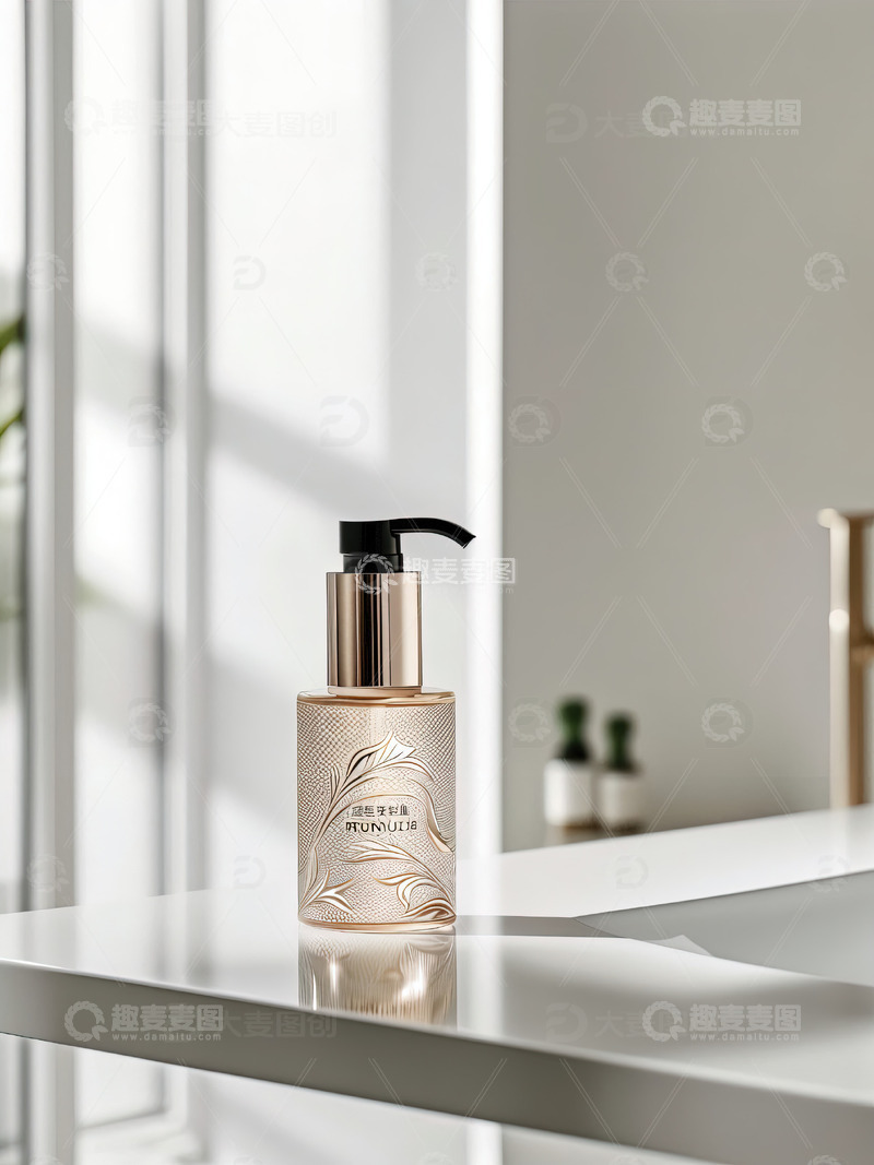 高清大图下载【趣麦麦图】浴室场景洗发水沐浴露产品摄影42