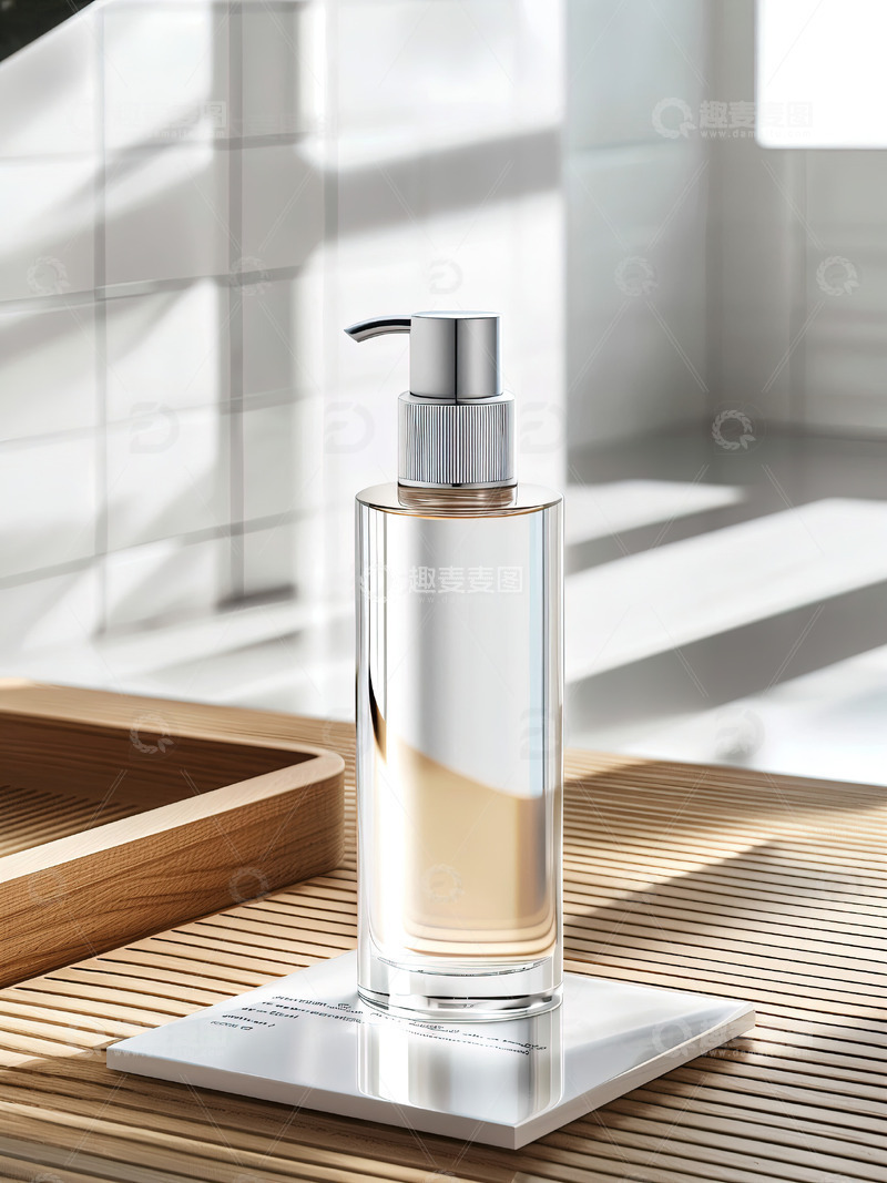 高清大图下载【趣麦麦图】浴室场景洗发水沐浴露产品摄影33
