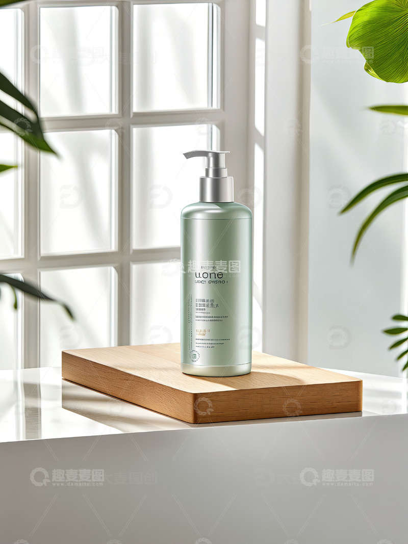 高清大图下载【趣麦麦图】浴室场景洗发水沐浴露产品摄影13