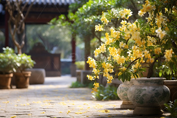 院落里的桂花树1