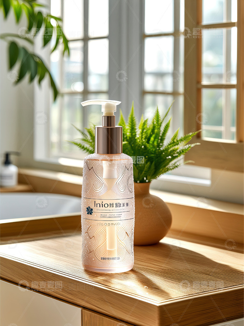 高清大图下载【趣麦麦图】浴室场景洗发水沐浴露产品摄影9