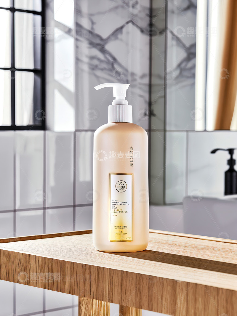 高清大图下载【趣麦麦图】浴室场景洗发水沐浴露产品摄影56