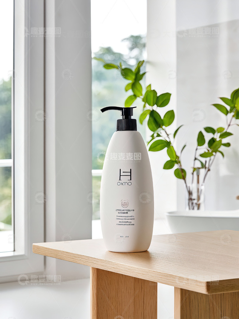 高清大图下载【趣麦麦图】浴室场景洗发水沐浴露产品摄影12