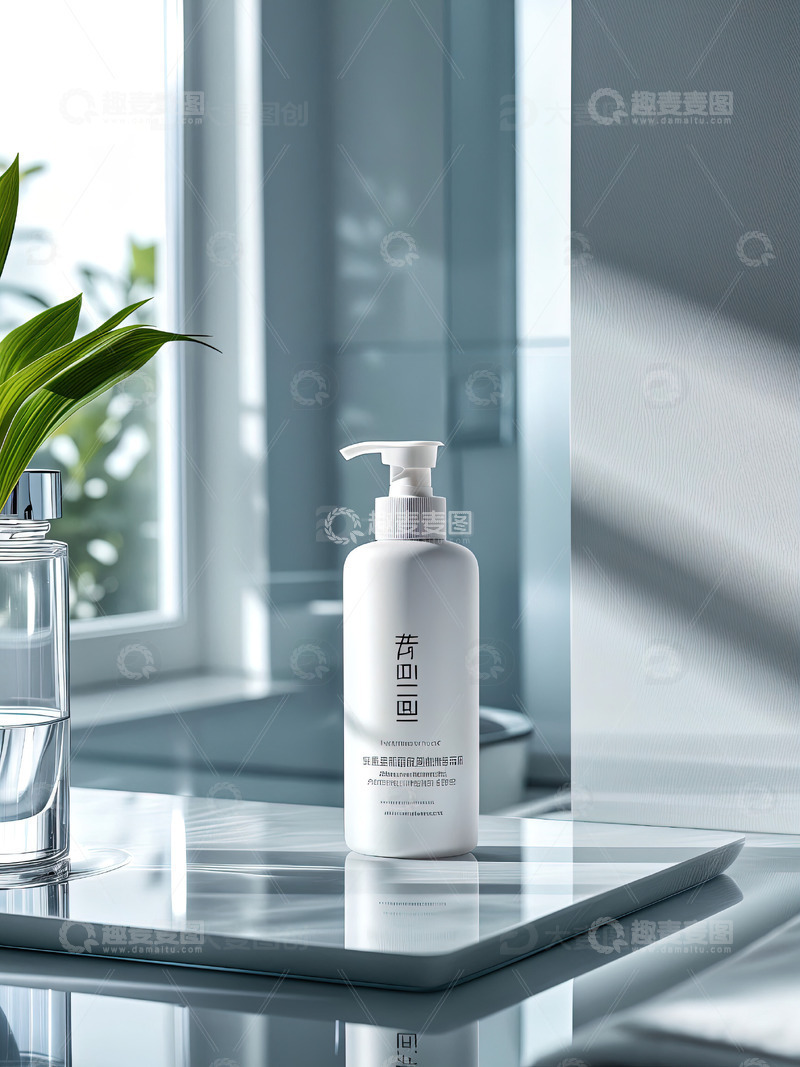 高清大图下载【趣麦麦图】浴室场景洗发水沐浴露产品摄影20