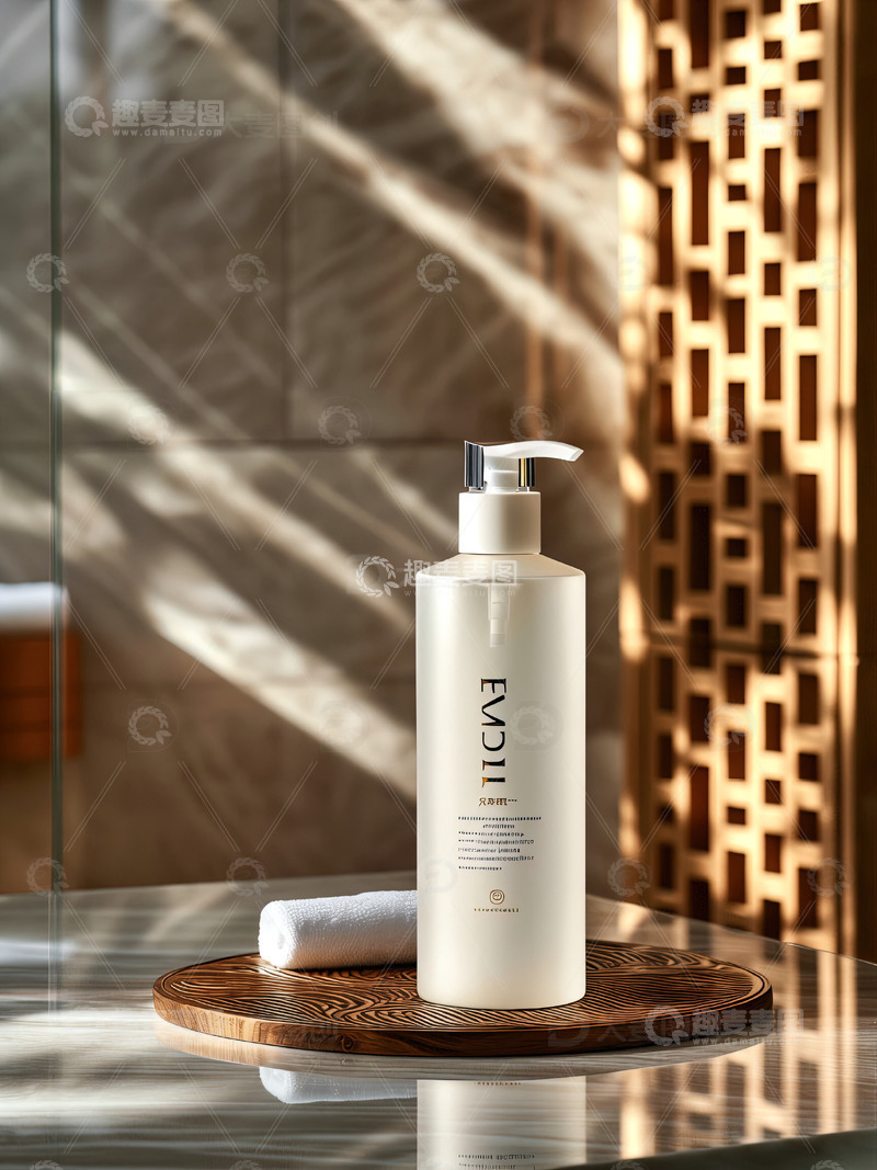 高清大图下载【趣麦麦图】浴室场景洗发水沐浴露产品摄影64