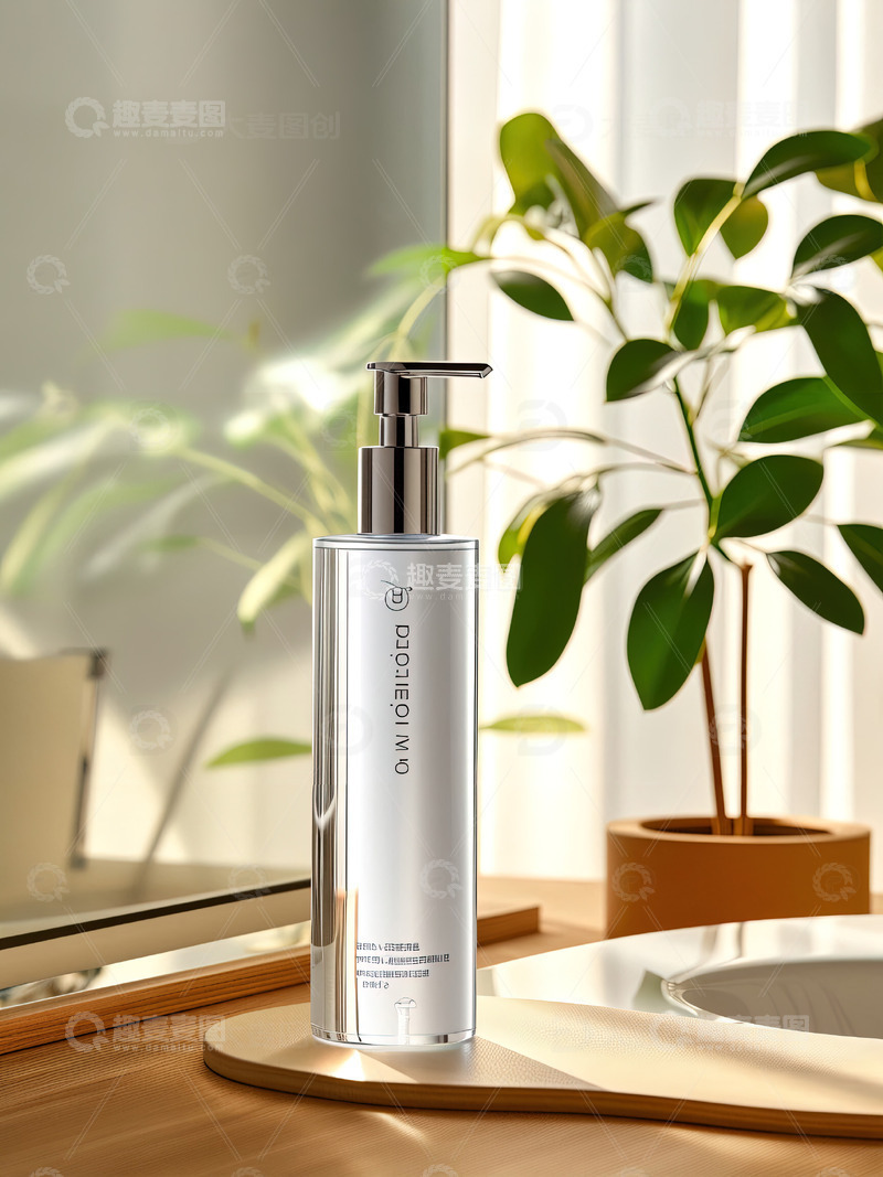 高清大图下载【趣麦麦图】浴室场景洗发水沐浴露产品摄影28