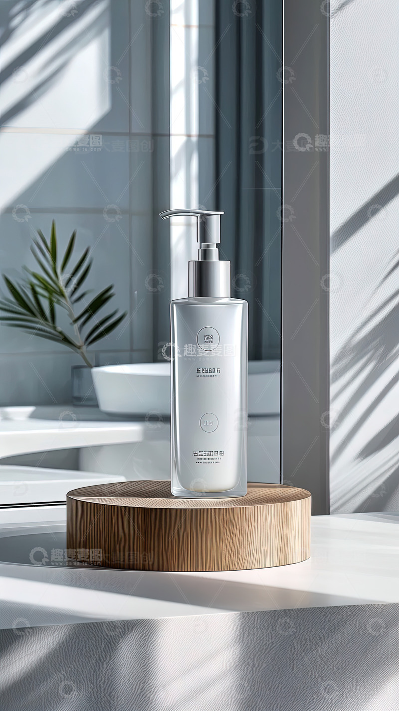 高清大图下载【趣麦麦图】浴室场景洗发水沐浴露产品摄影70