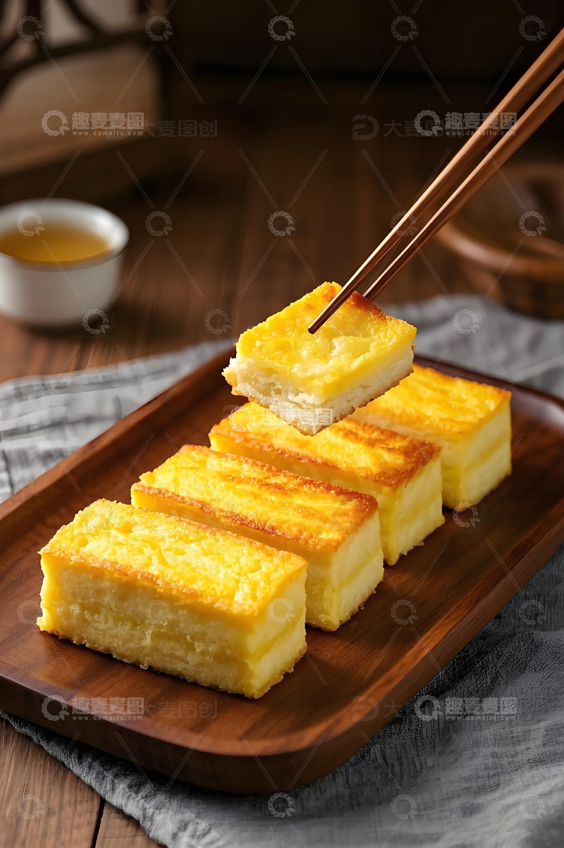 高清大图下载【趣麦麦图】日本美食玉子烧摄影图