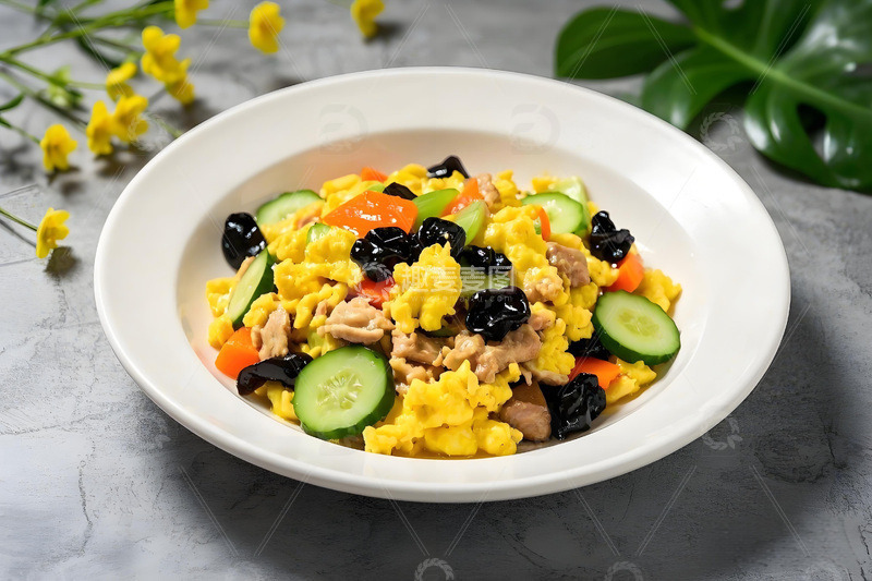 高清大图下载【趣麦麦图】木须肉美食摄影图1