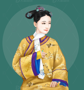 古装美女清宫人物