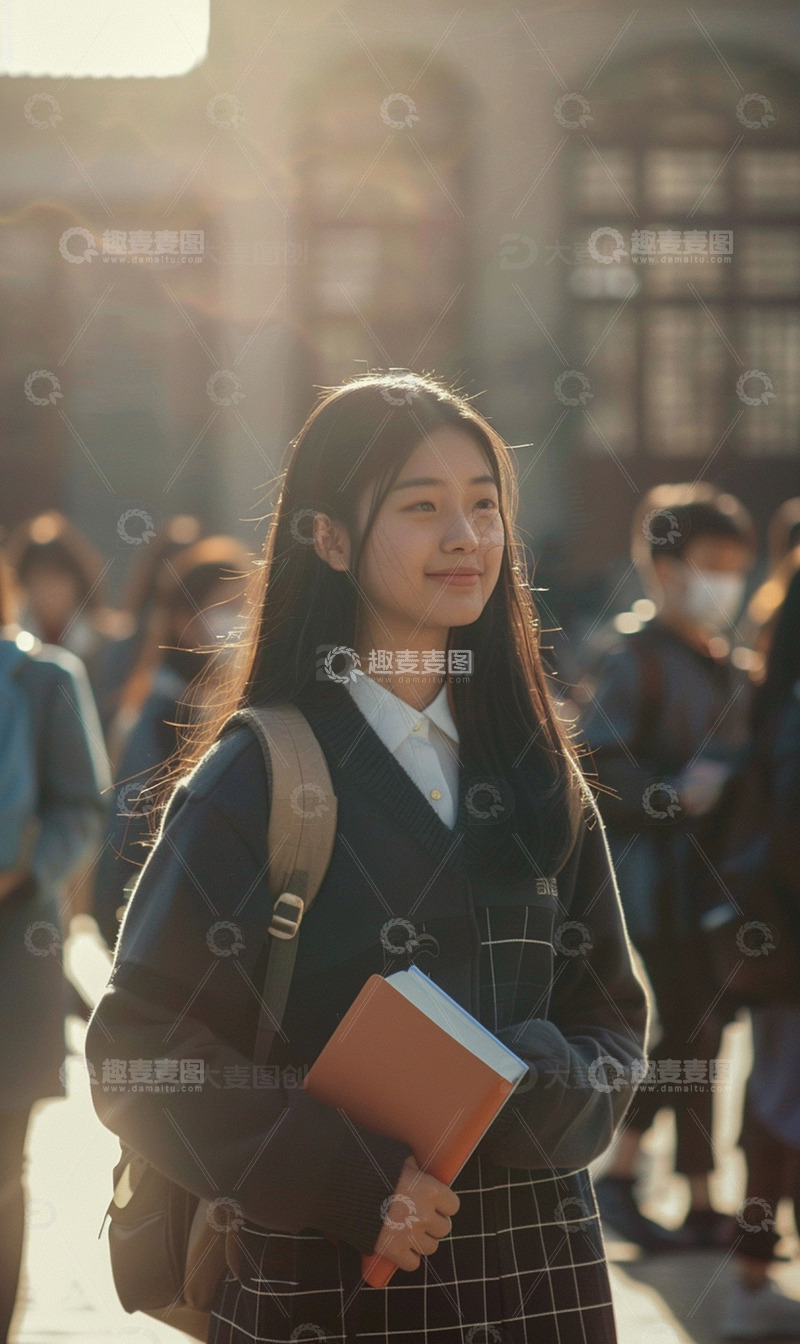 高清大图下载【趣麦麦图】青春时期的的白月光