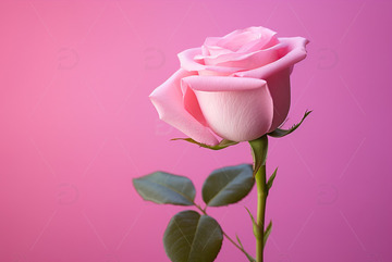 粉色的玫瑰花特写