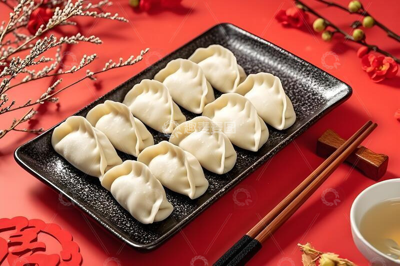 高清大图下载【趣麦麦图】春节美食饺子摄影图4