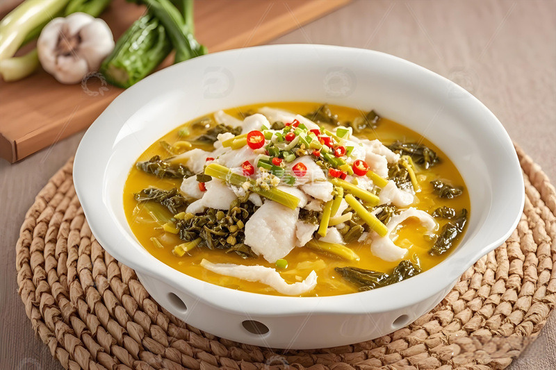 高清大图下载【趣麦麦图】美食酸菜鱼摄影图2