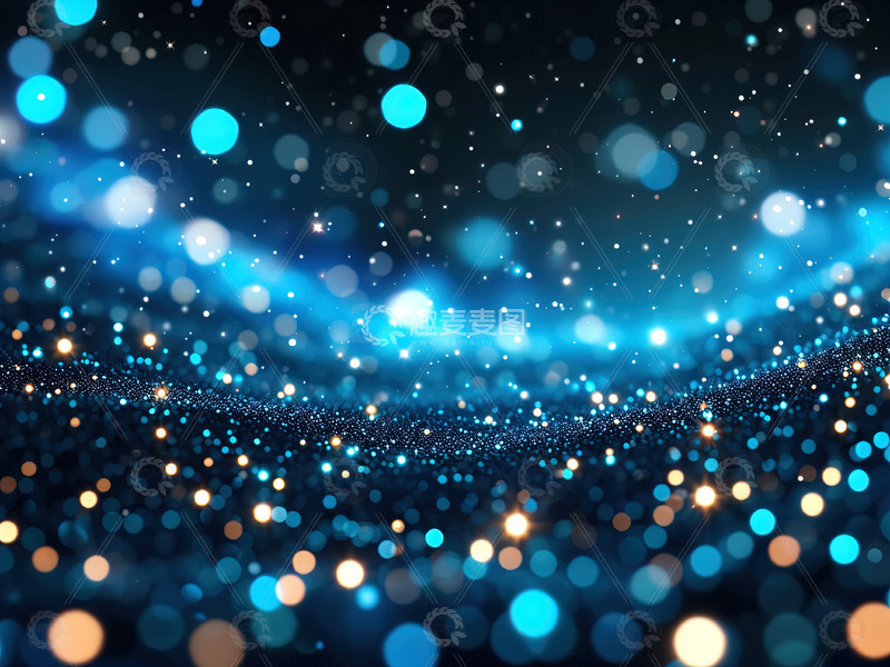 闪光特效粒子光斑背景素材6
