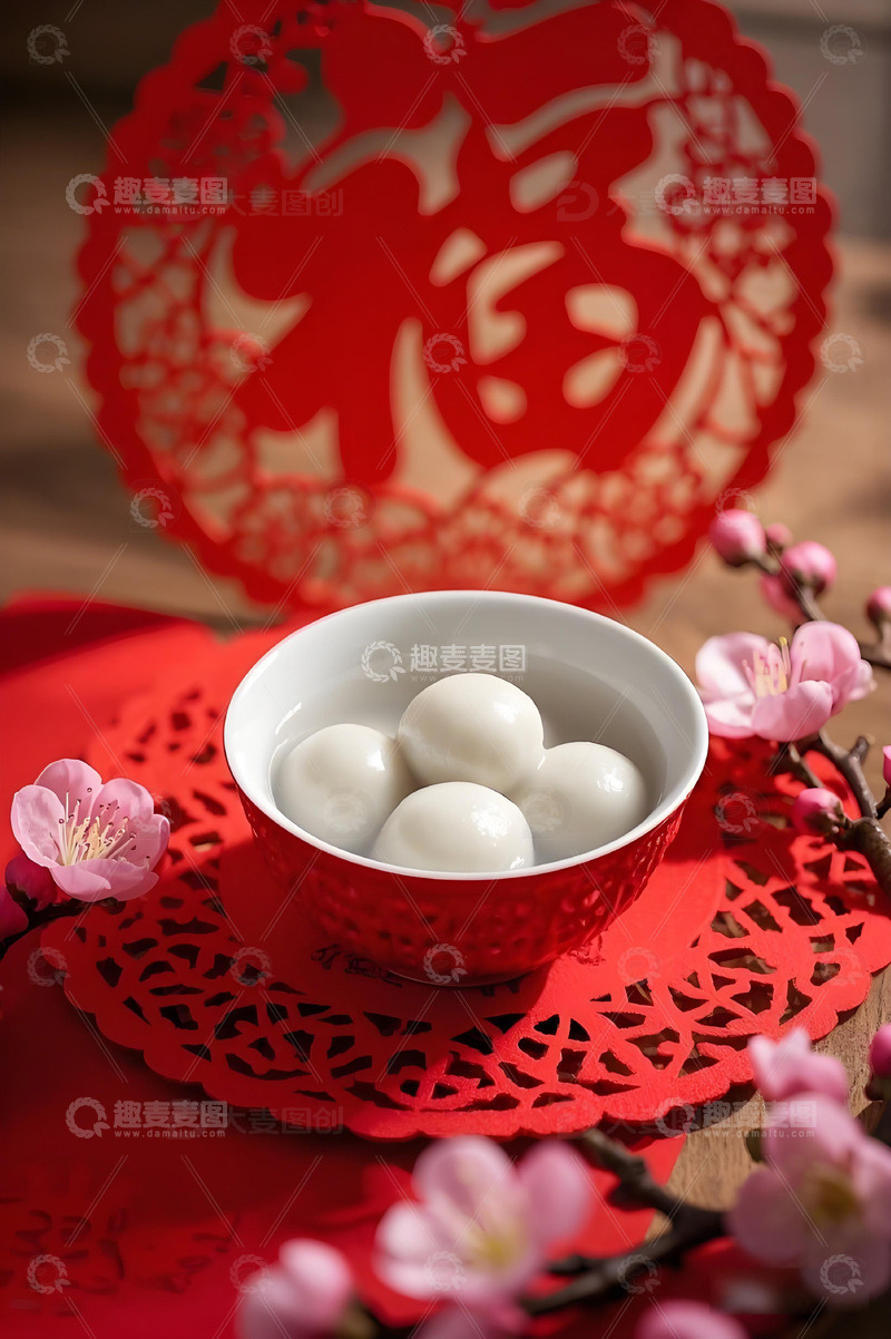 高清大图下载【趣麦麦图】美食摄影元宵摄影图3