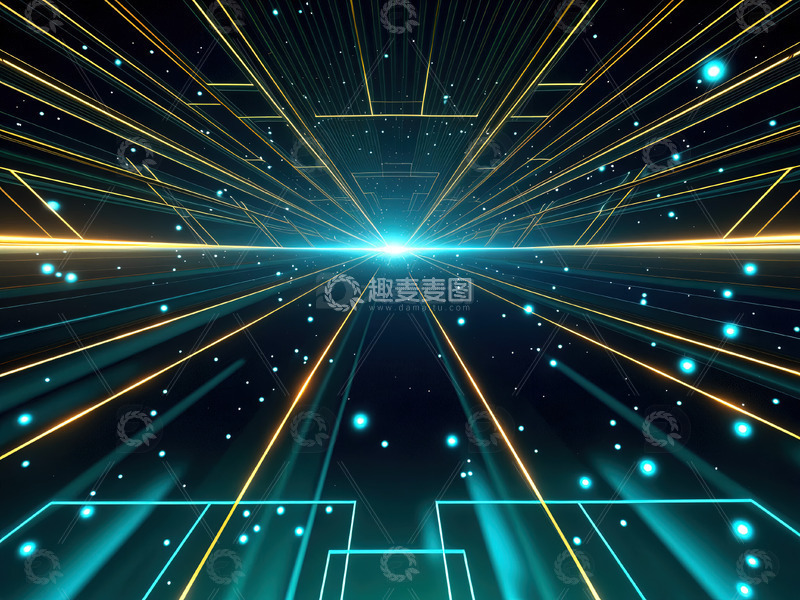 光效粒子特效科技光感背景1