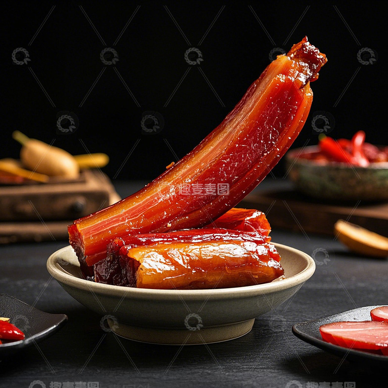 高清大图下载【趣麦麦图】腊肉美食图片1