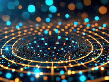 光效粒子特效科技光感背景10