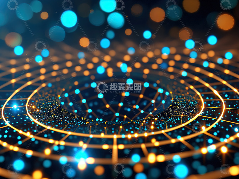 光效粒子特效科技光感背景10