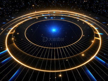 光效粒子特效科技光感背景9