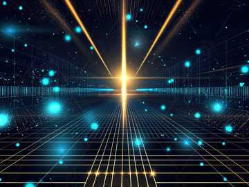 光效粒子特效科技光感背景3