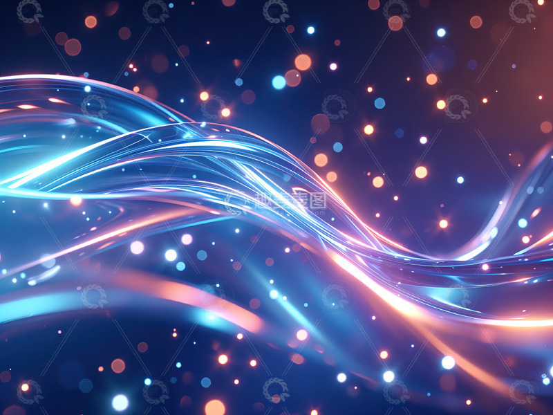 闪光特效粒子光斑背景素材38