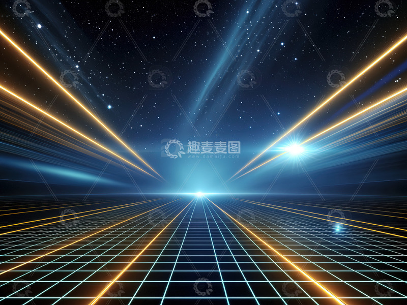 光效粒子特效科技光感背景6