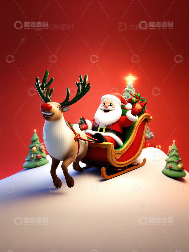 圣诞节圣诞老人素材6