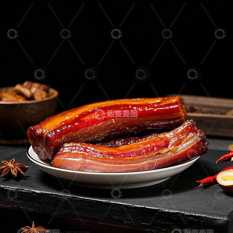 高清大图下载【趣麦麦图】腊肉美食图片3