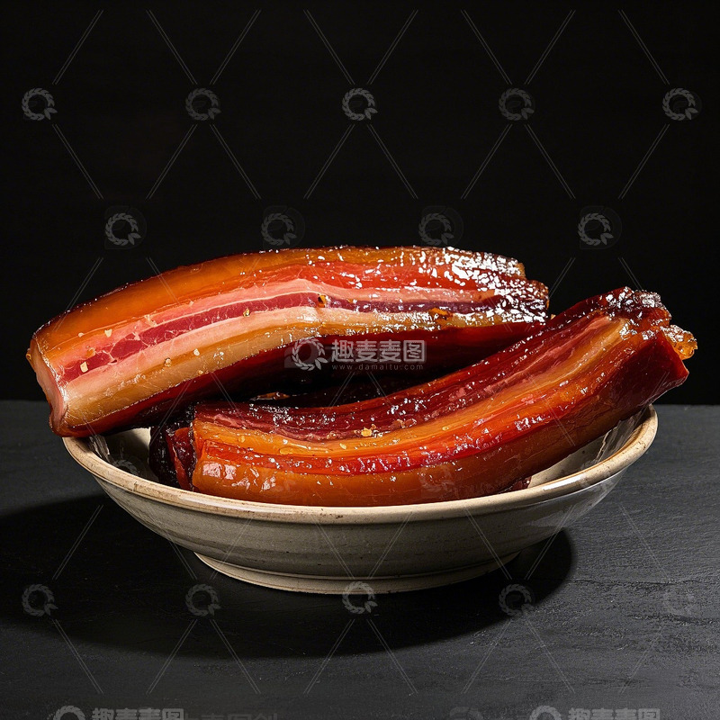 高清大图下载【趣麦麦图】腊肉美食图片