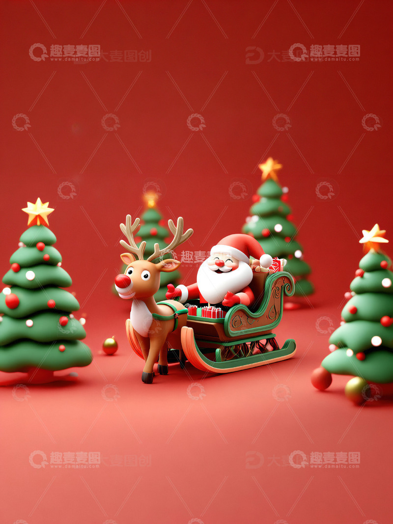 圣诞节圣诞老人素材5