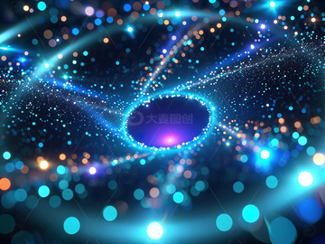 闪光特效粒子光斑背景素材13