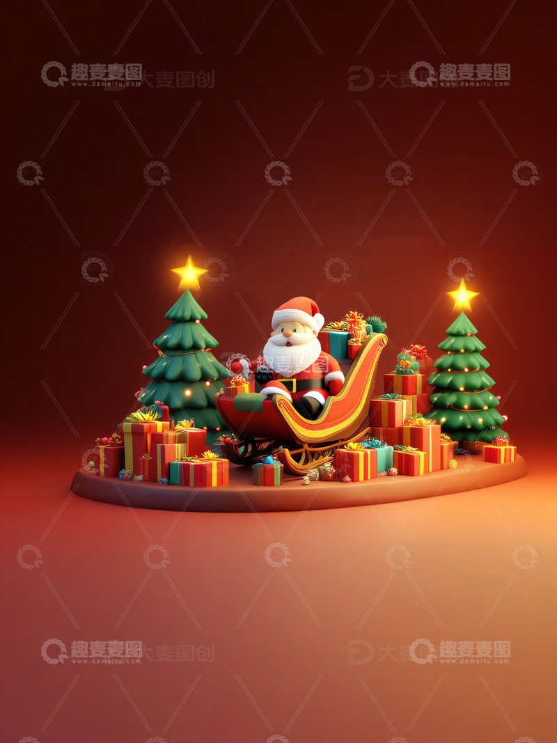 圣诞节圣诞老人素材1