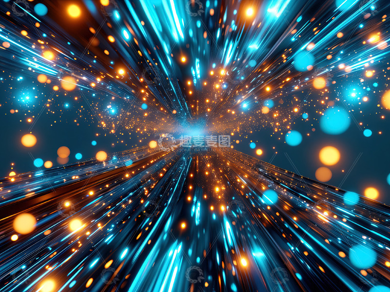 闪光特效粒子光斑背景素材31