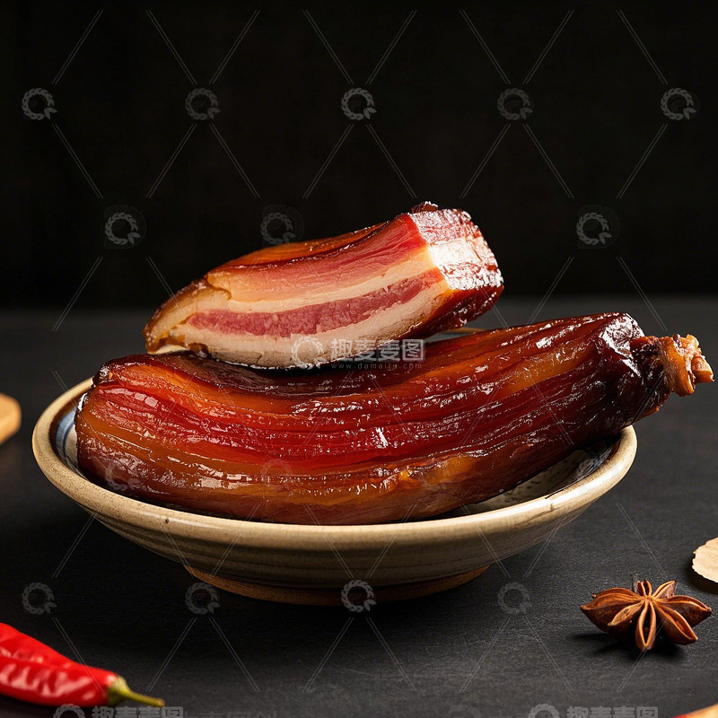 高清大图下载【趣麦麦图】腊肉美食图片2