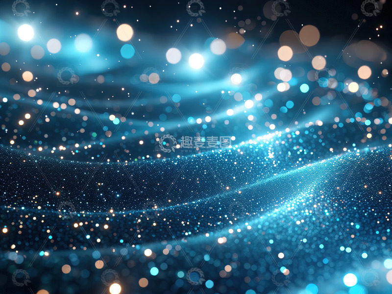 闪光特效粒子光斑背景素材18