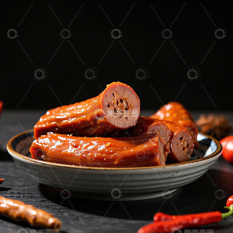 高清大图下载【趣麦麦图】鸭脖美食