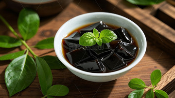 传统美食药膳龟苓膏特色美食食品特产小吃