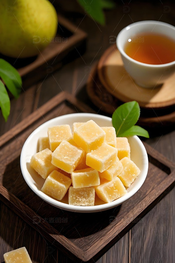 中式梨膏糖摄影图1