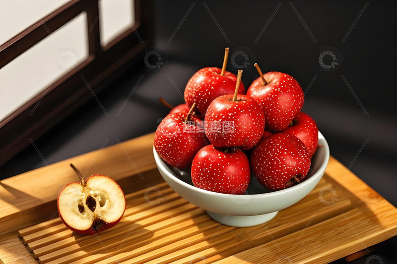 高清大图下载【趣麦麦图】山里红山楂果摄影图