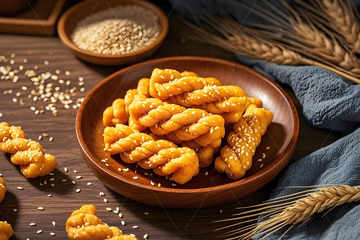 小麻花，麻花，小吃摄影1