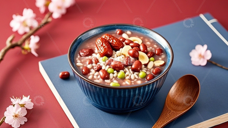 高清大图下载【趣麦麦图】八宝粥 腊八粥2