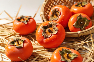 生鲜蔬果柿子冬季蔬果摄影