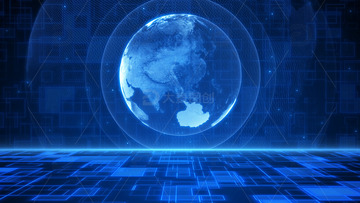 科幻星球地球舞台科技背景